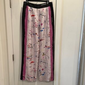 Tory Burch “Little Prince” inspired silk pajama style pants